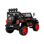 Elektrické autíčko Raptor Drifter 4x4 off road - čierno-oranžové